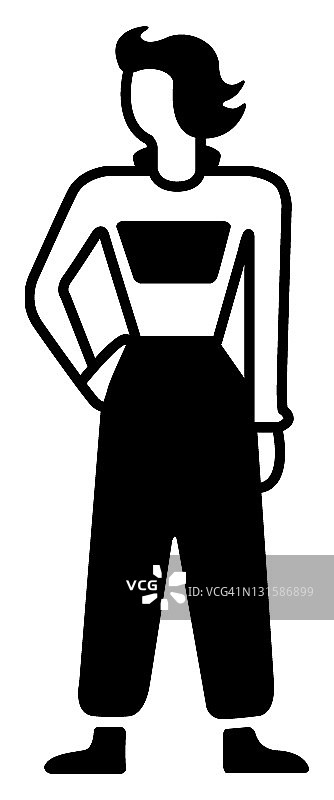 站立的女人图片素材