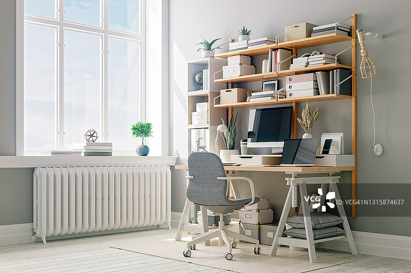 家庭办公室室内设计图片素材
