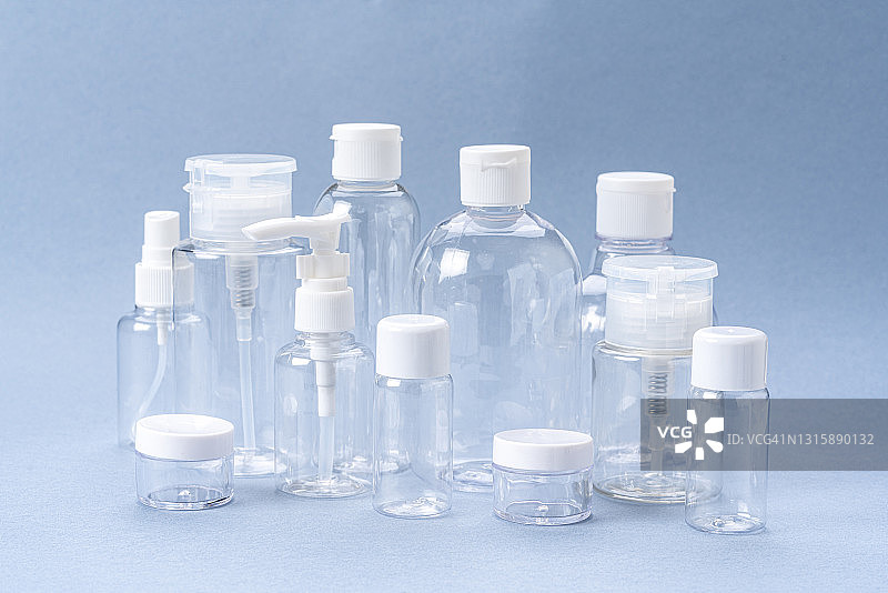 小型空塑料瓶系列图片素材