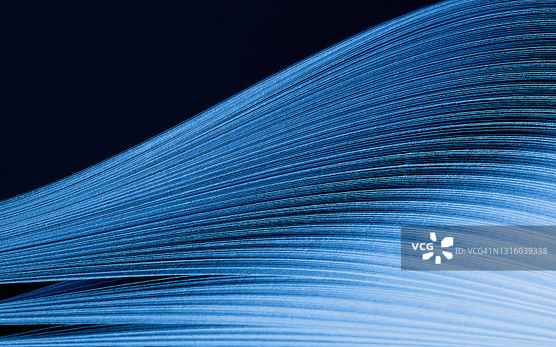 蓝色纸张抽象特写图片素材