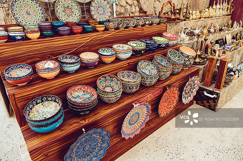 迪拜的纪念品商店图片素材