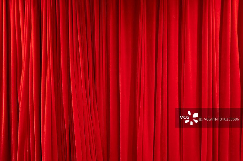 红色舞台幕布图片素材