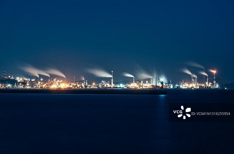 海岸工厂图片素材