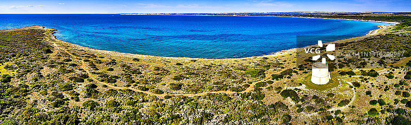 意大利普利亚萨伦托加里波利湾的德尔皮佐塔图片素材