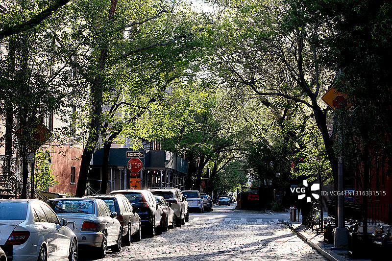 纽约切尔西晴天街道图片素材