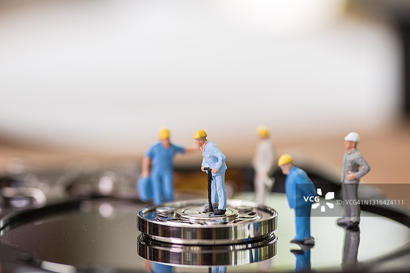 微型硬盘维修图片素材