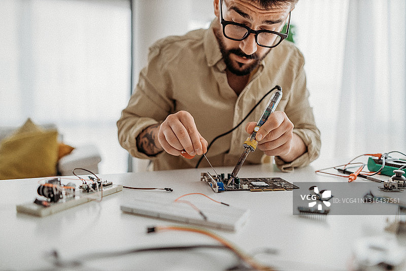 在家工作图片素材