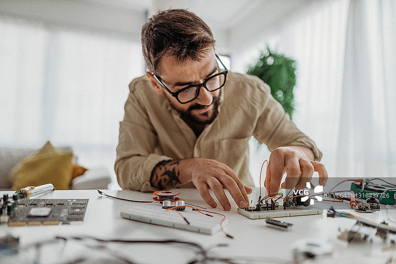 在家工作图片素材