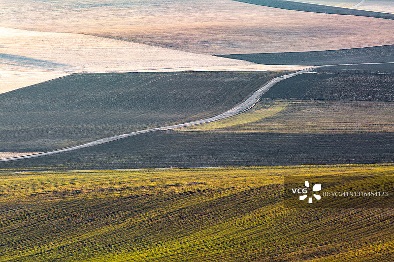 斯洛伐克北部图列茨地区的乡村风光图片素材