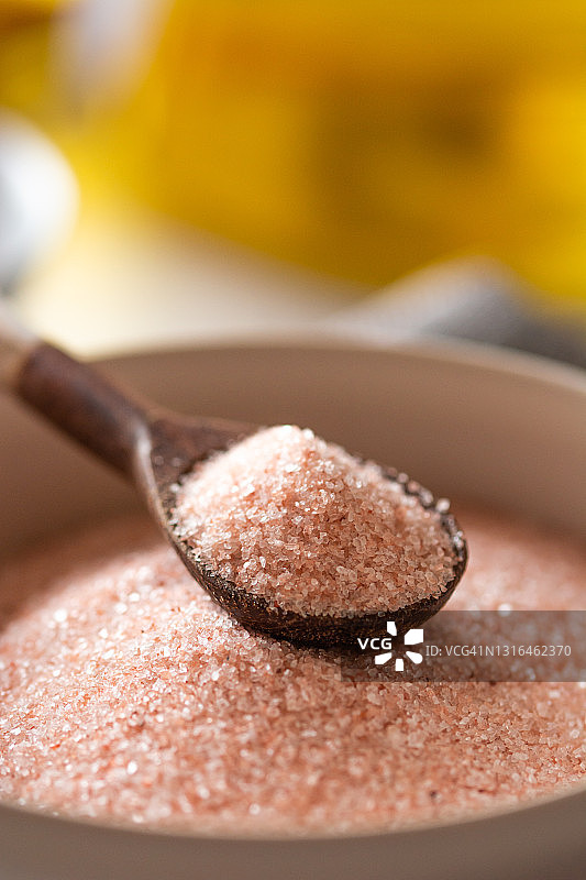 喜马拉雅盐颗粒照片图片素材