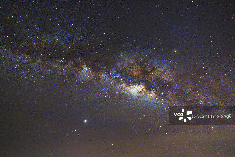 银河系的银河中心图片素材