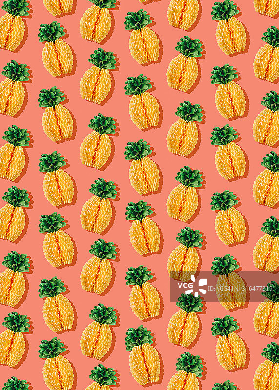 蜂窝菠萝图片素材