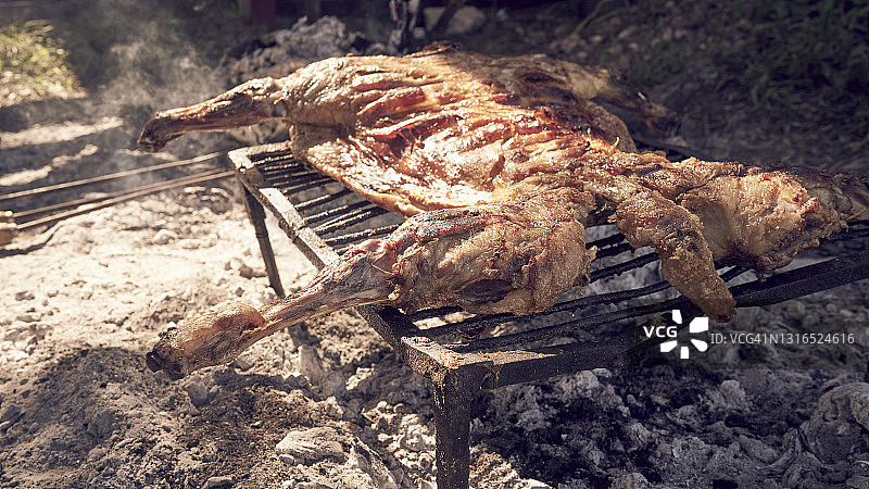 阿根廷烤羊肉图片素材