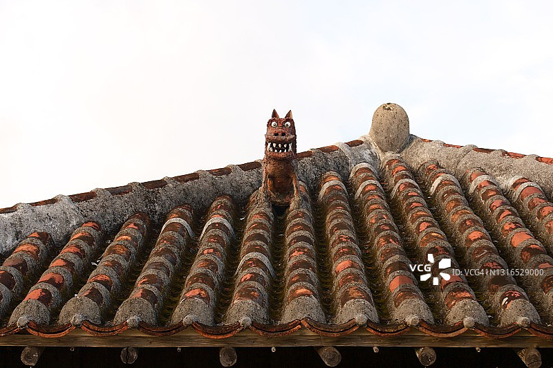 竹富岛的风狮爷图片素材