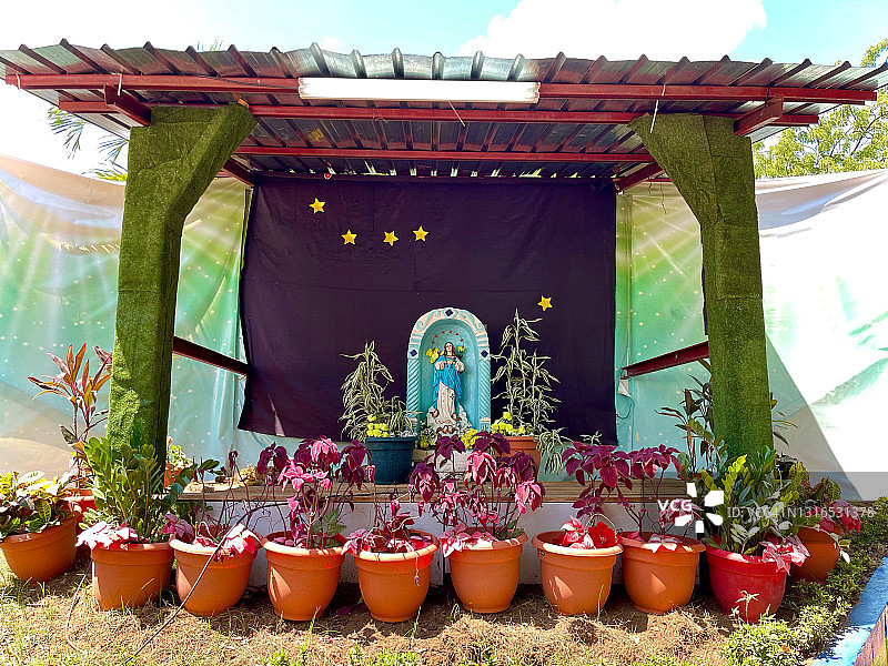 圣母玛利亚神殿图片素材