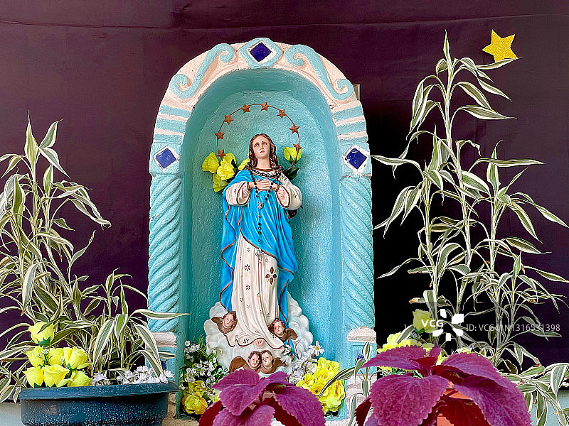 圣母玛利亚神殿图片素材