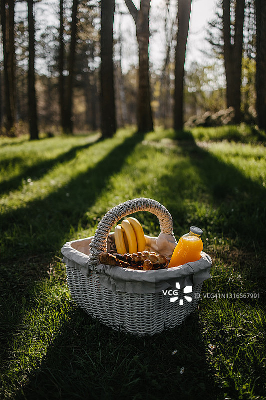 野餐篮图片素材