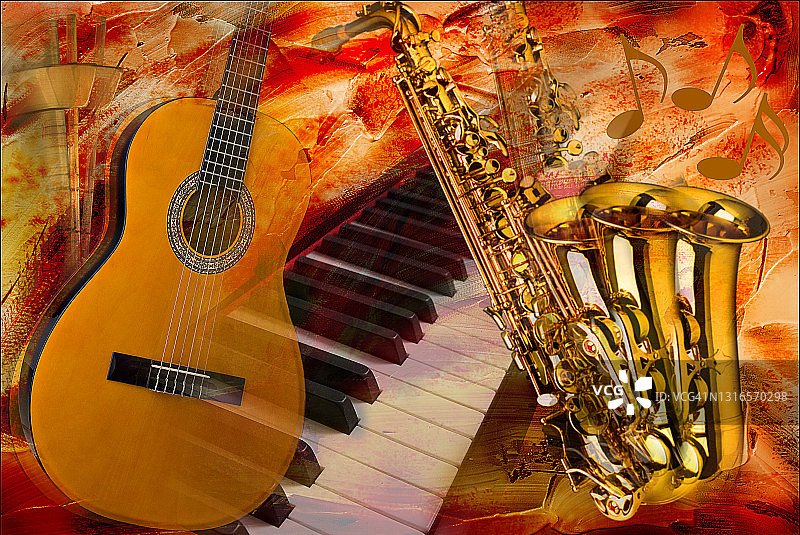 爵士音乐图片素材