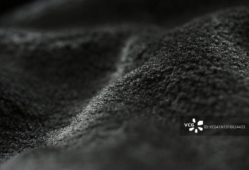 黑色布料表面纹理图片素材