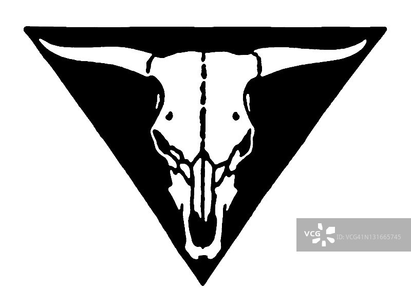 牛头骨图片素材