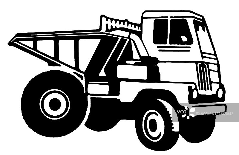 自动倾卸卡车图片素材