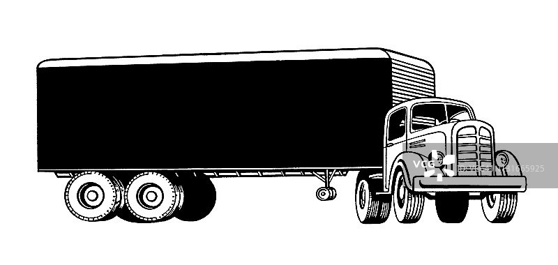 半挂卡车图片素材