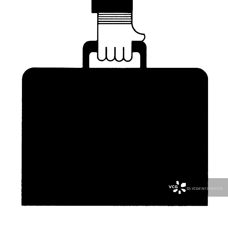手持公文包图片素材