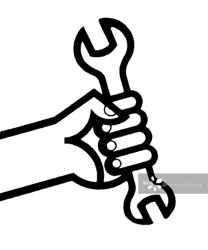 手持扳手图片素材