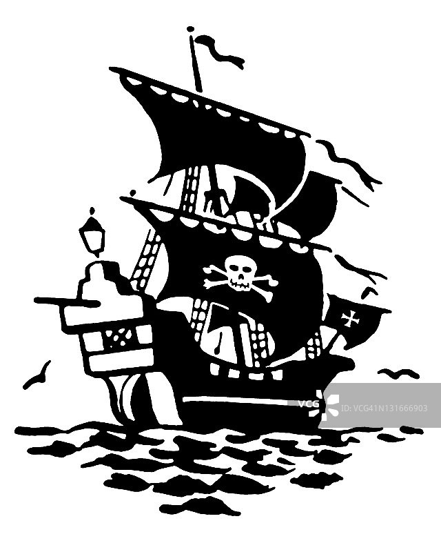 海盗船图片素材