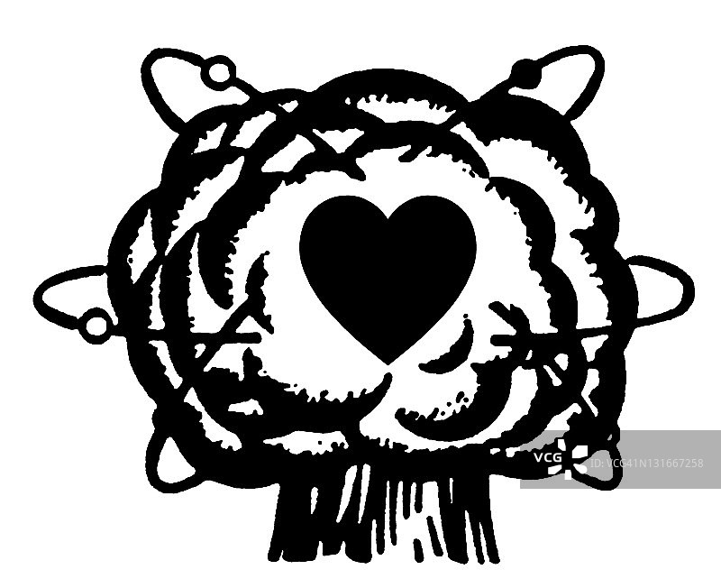 原子爱心炸弹图片素材