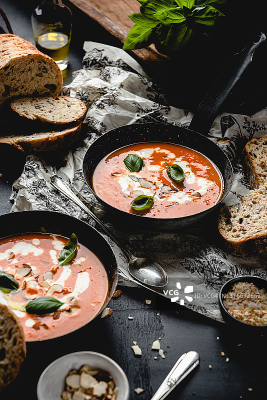 番茄汤图片素材