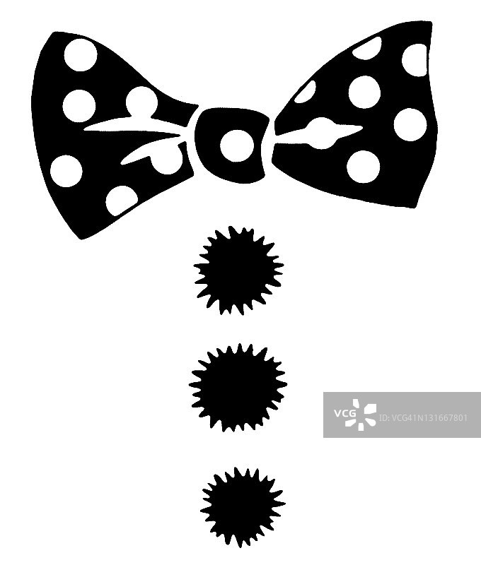 纽扣和蝴蝶结图片素材