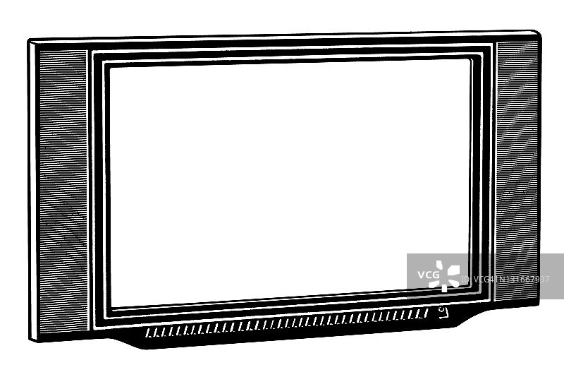 扁平风电视机图片素材