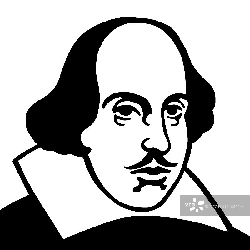 威廉·莎士比亚图片素材