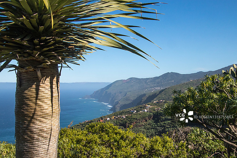 西班牙加那利群岛拉帕尔马北部海岸图片素材