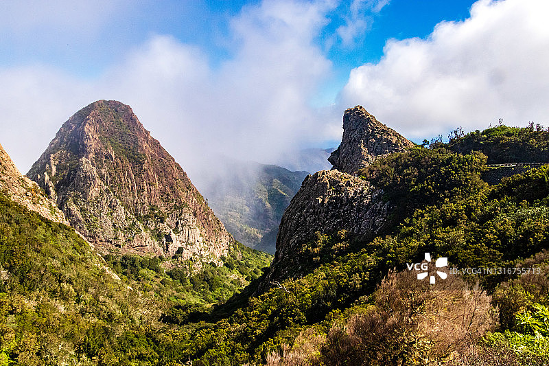 西班牙戈梅拉岛加拉霍奈国家公园图片素材
