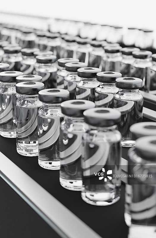 制药厂中的疫苗生产图片素材