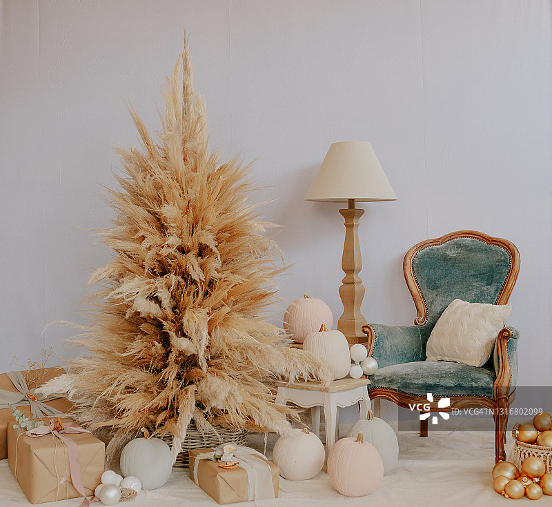 意大利托斯卡纳阿雷佐的圣诞装饰品图片素材