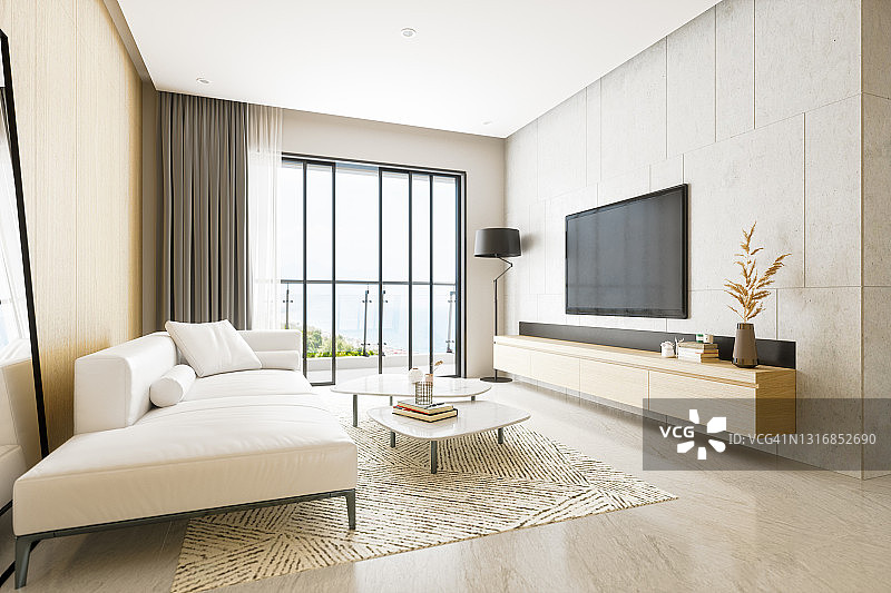 现代简约客厅图片素材