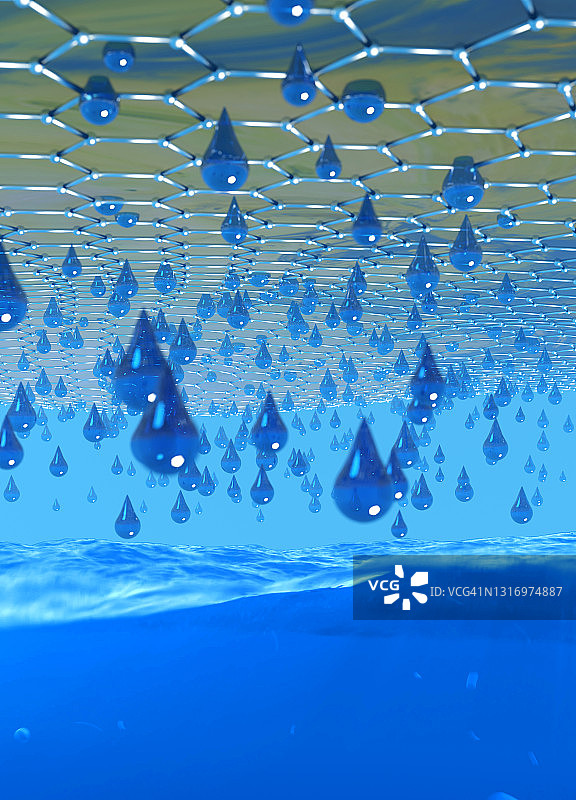 石墨烯水过滤器概念图图片素材