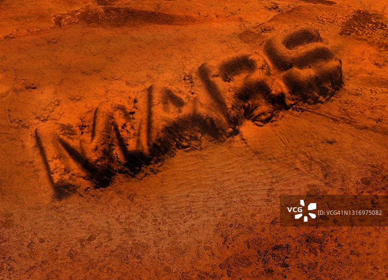 火星概念插图图片素材