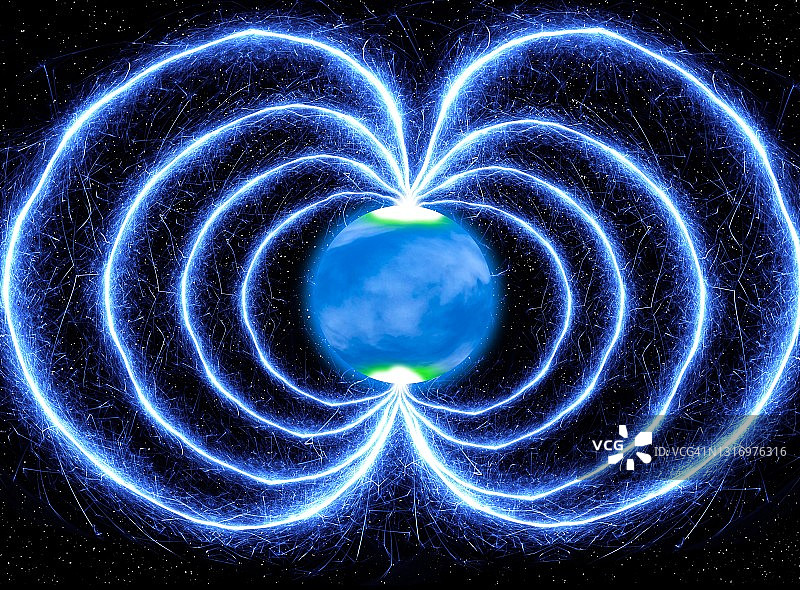 系外行星磁场概念图图片素材