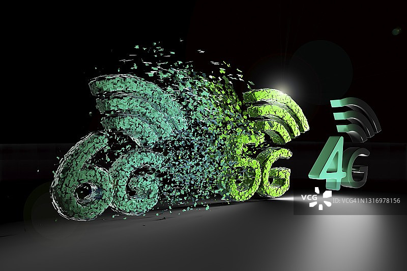 蜂窝网络技术概念图图片素材