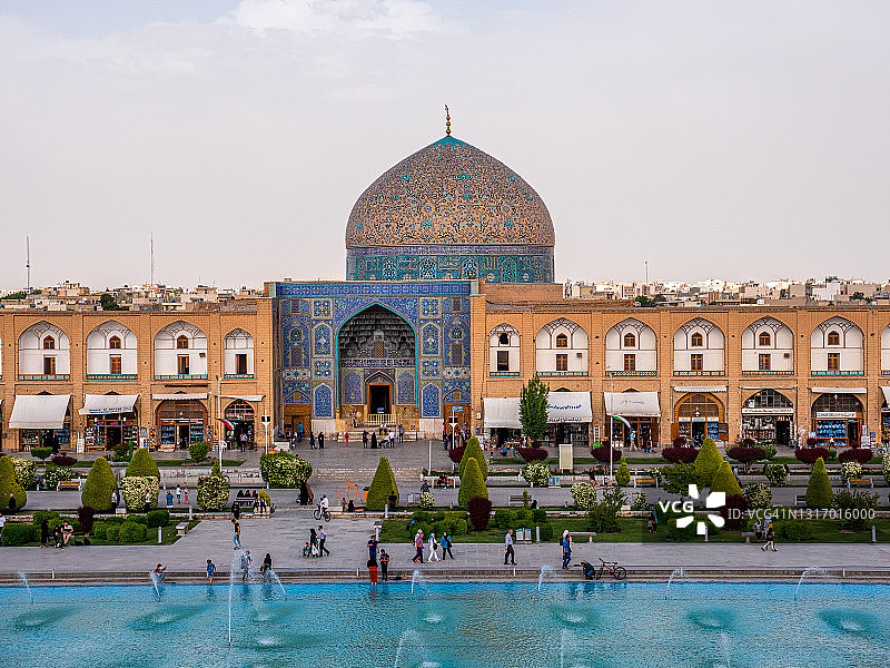 伊朗伊斯法罕的纳克什-贾汉广场图片素材