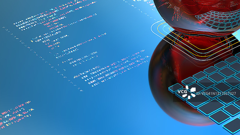 抽象程序代码数字概念图片素材