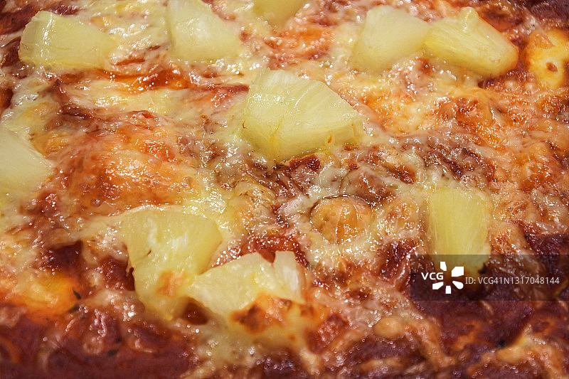 菠萝披萨背景图片素材