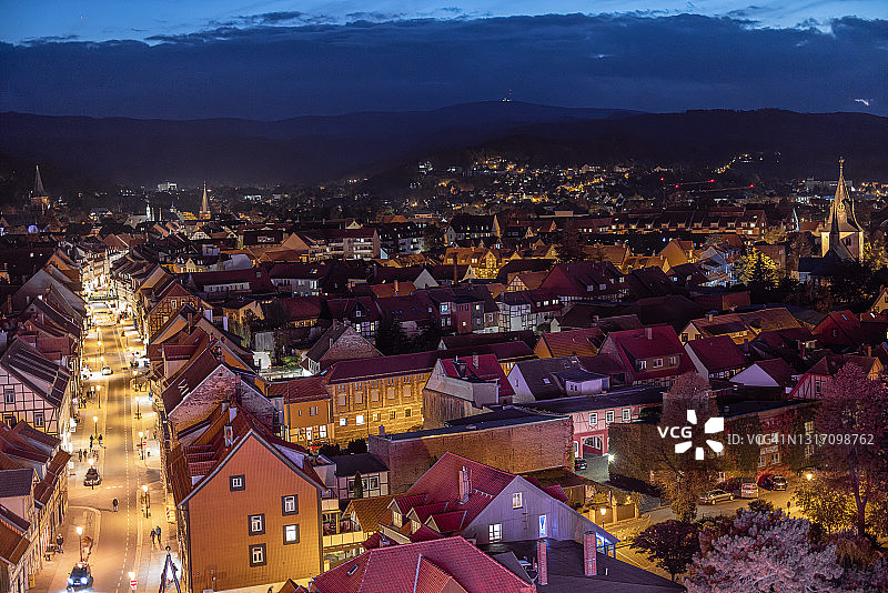 韦尼格罗德日落全景图片素材