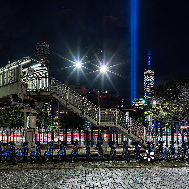 9/11纪念：2020年纪念之光图片素材