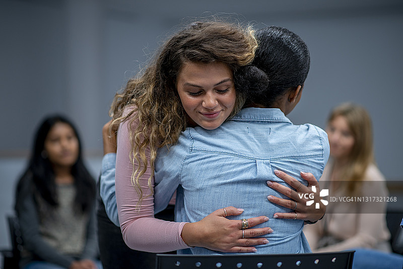 团体心理健康咨询图片素材