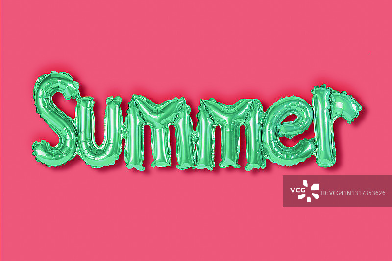 夏季气球顶视图图片素材